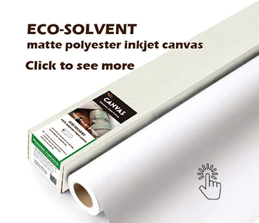 Индивидуальный размер, эко-растворитель, матовый полиэстер, цифровая печать, струйный рулон холста