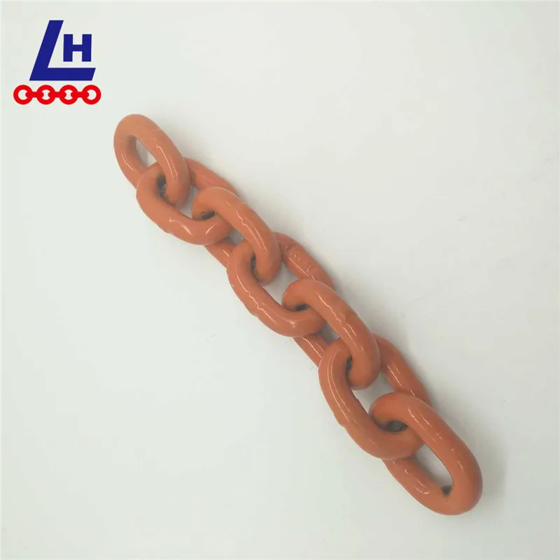 
 Цепь из сварных звеньев G100 с пластиковым порошковым покрытием, 10 мм  