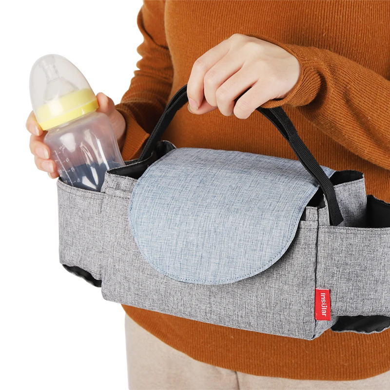 
Pink Baby Travel Diaper Storage Bag stroller caddy buggy organizer bag 2019 for outing 
