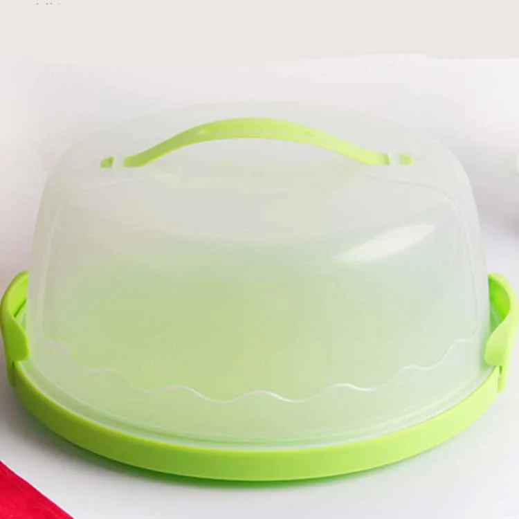 cake box making machine Plastic PP Round Cake Box Plastic Cake Carrier Container