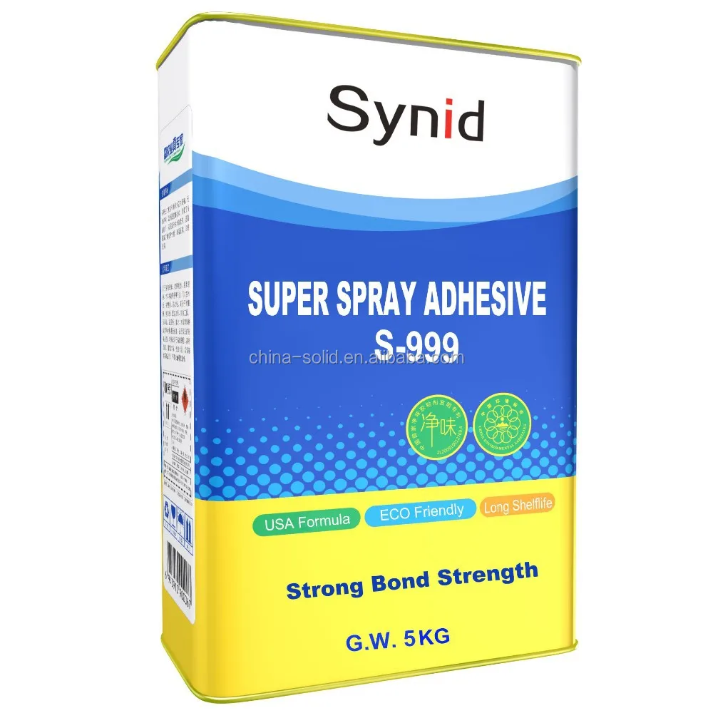 Environment Friendly SBS Spray adhesive glue for Sofa and sponge