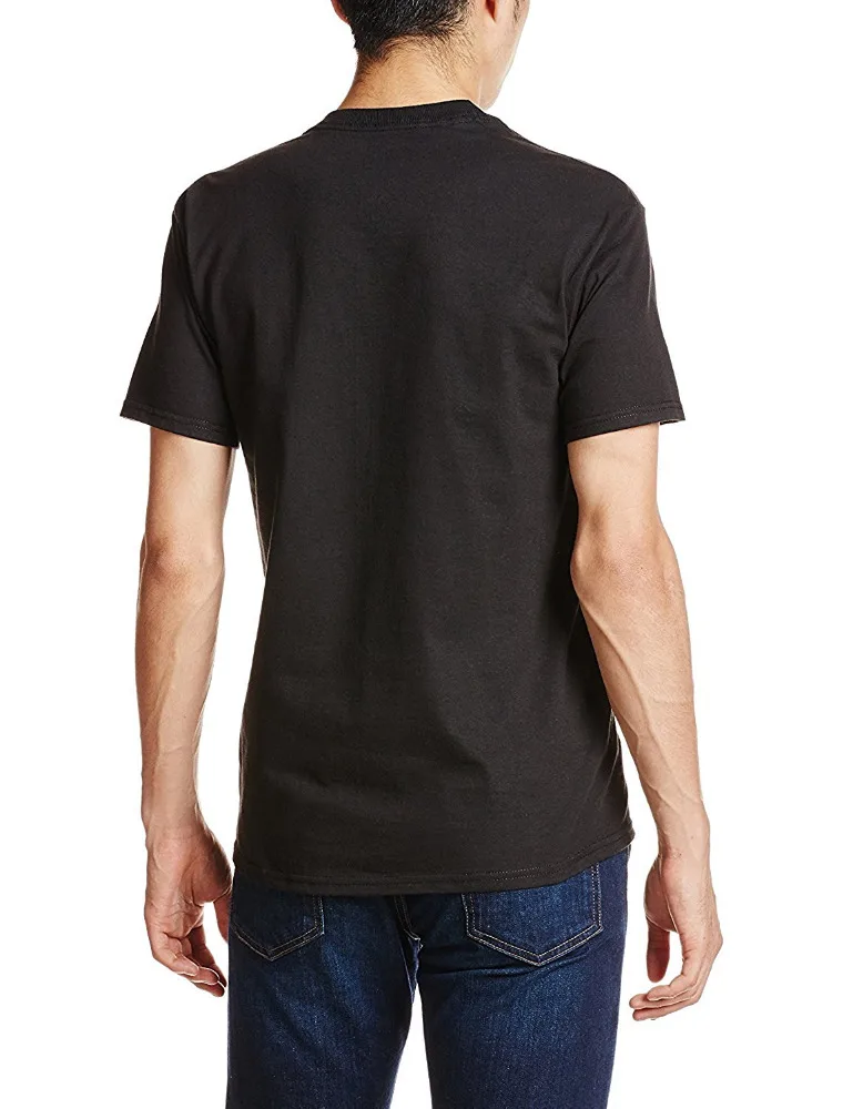 
high quality 100% combed ringspun t shirt 100% cotton black short sleeve tee plain round neck t-shirts custom design white label 