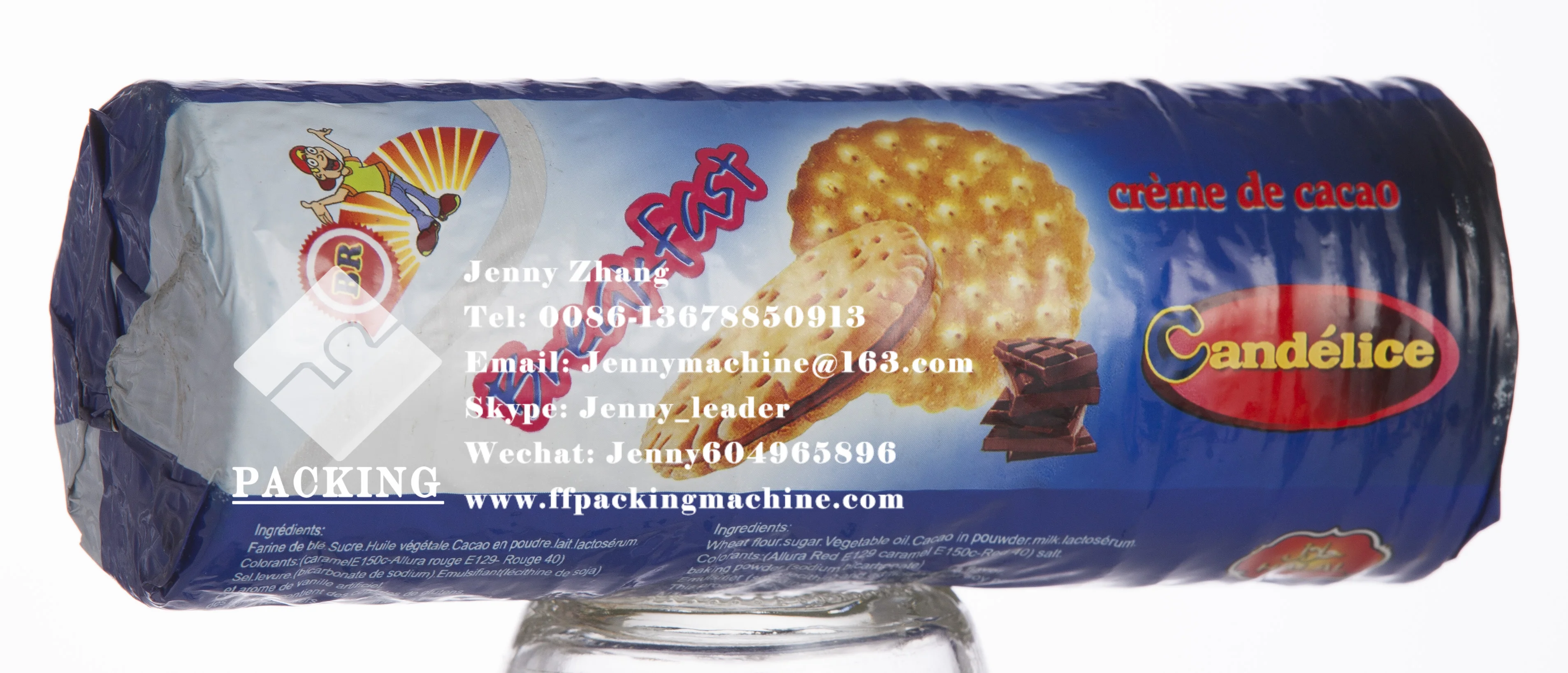 Automatic Envelope Type Biscuit and Cookies Packing Machine