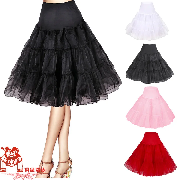 New Short Organza Petticoat Crinoline Vintage Wedding Bridal Petticoat for Wedding Dresses Underskirt