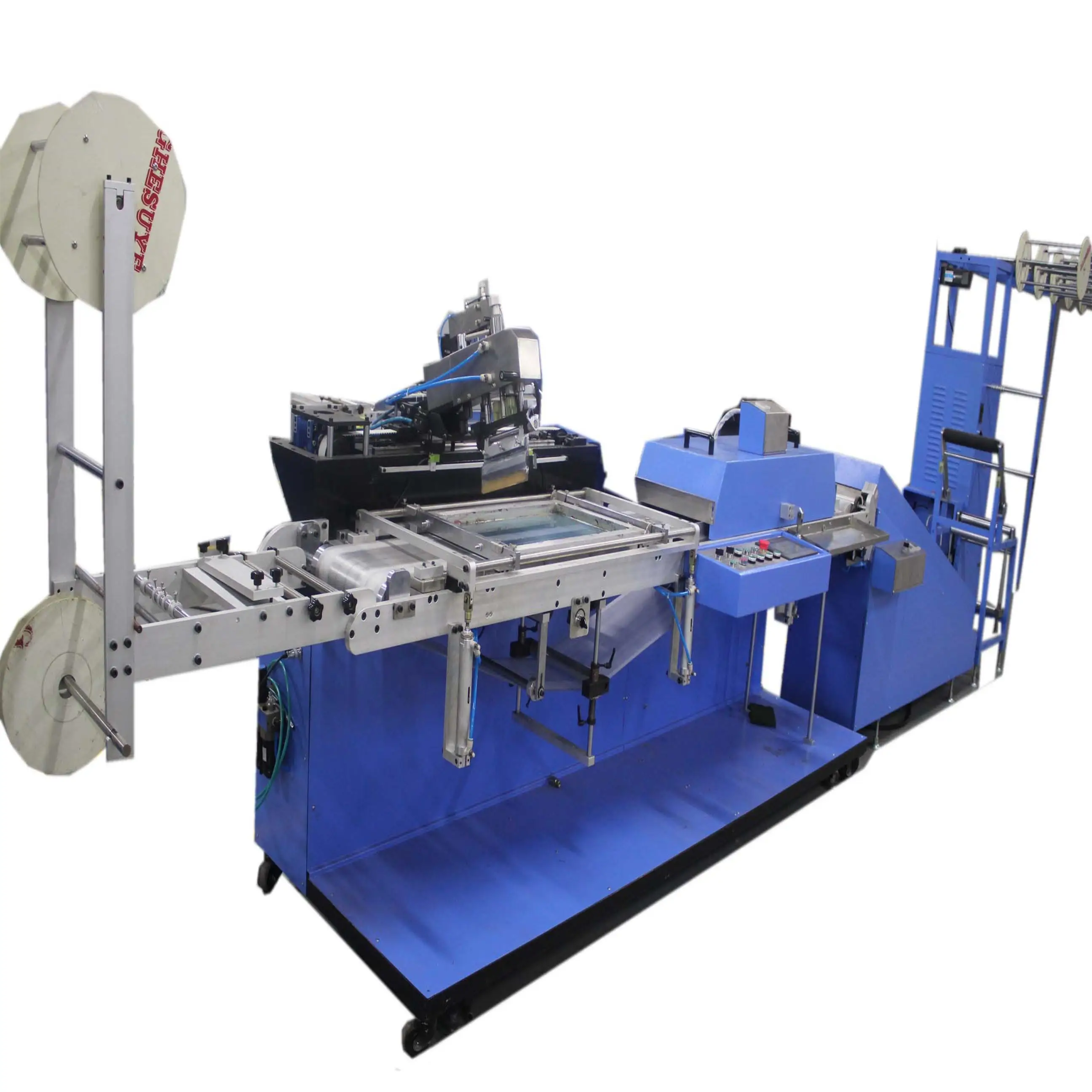 KINWAH(DOPSING) High-accuracy Single Color narrow fabric tapes/satin ribbon/Elastic tapes screen printer machine