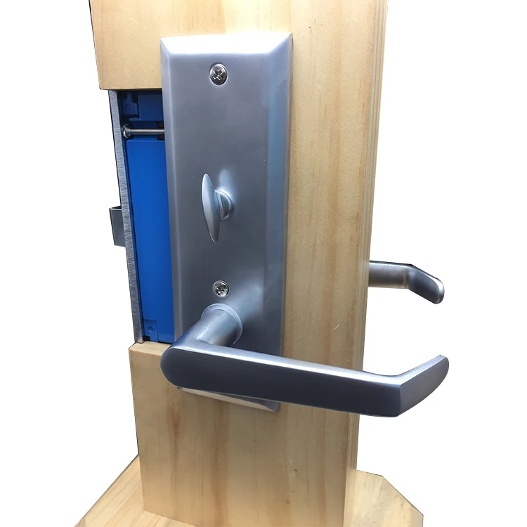 Новый дизайн Отель двусторонняя нержавеющая сталь Европейский деревянные дверные ручки замок с ключами