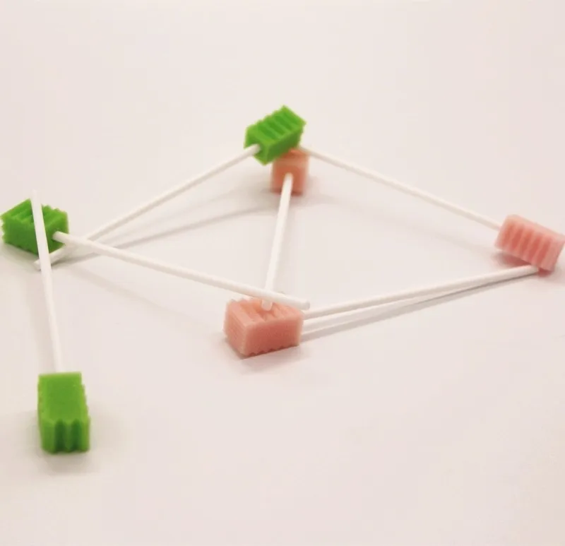 Oral Foam Swabs Mouth Cleaning Swab Tooth Lollipop Swab Manufacturer