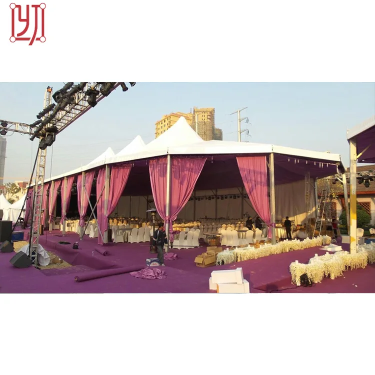 High quality 6 x 10 6x12 m big party outdoor tent wedding for malaysia party