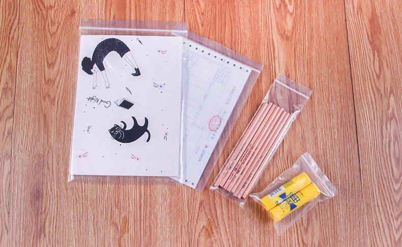 zhejiang custom PE LDPE Clear Plastic Zipper Bag Resealable Zip Lock Bag
