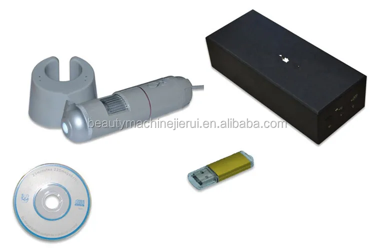 Portable 600X Digital Microscope Skin Hair Follicle Scalp Detector