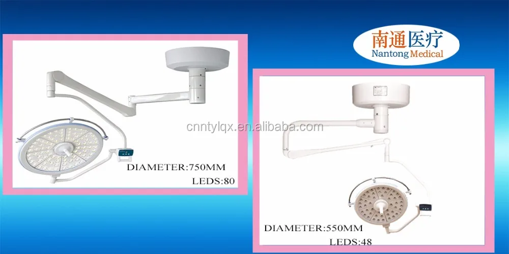
Top China Operating lamp manufacturer high illumination celling LED surgical light 
