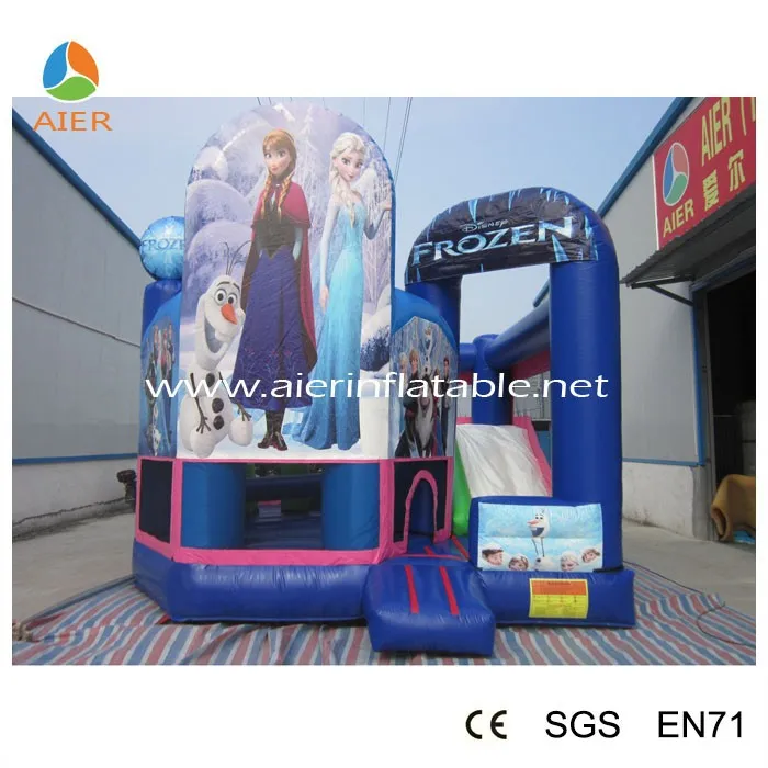замороёенных эльза раздувной хвастун, надувные вышибала с горкой