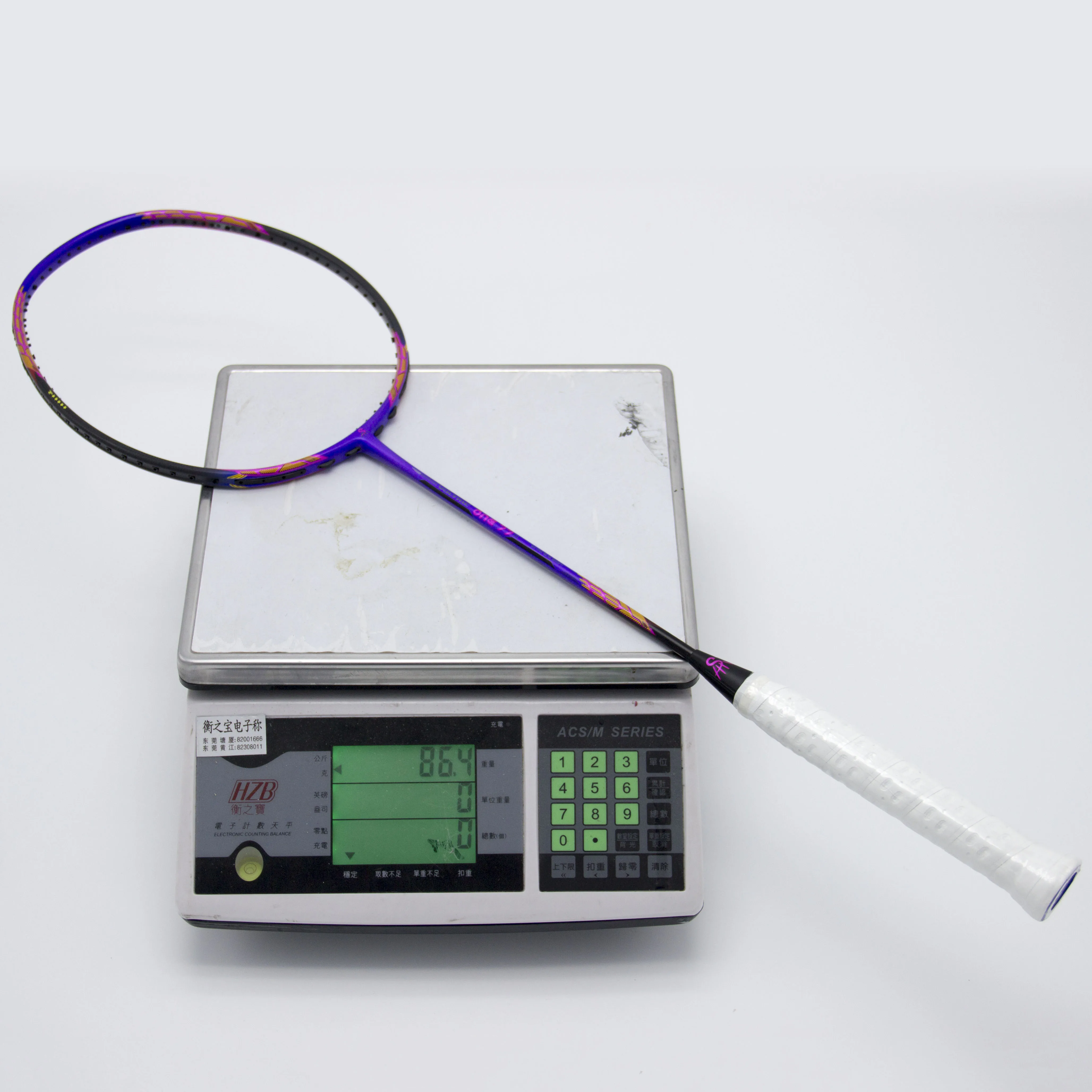 One77- original factory with highest modulus 55T woven graphite fiber OEM customized badminton racket