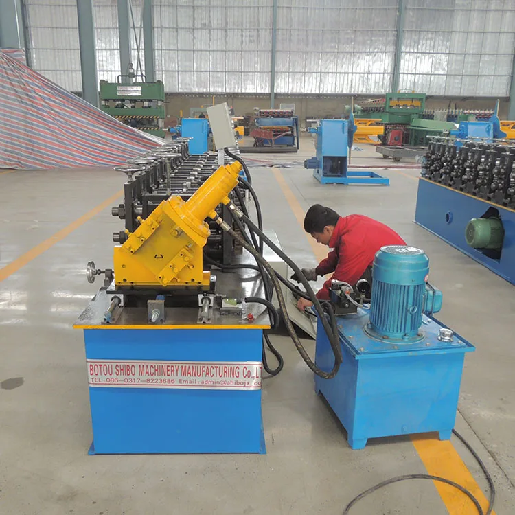 Good Quality Greenhouse Shed Bar PPGI GI Steel Stud Purlin Rolling Profile Machine