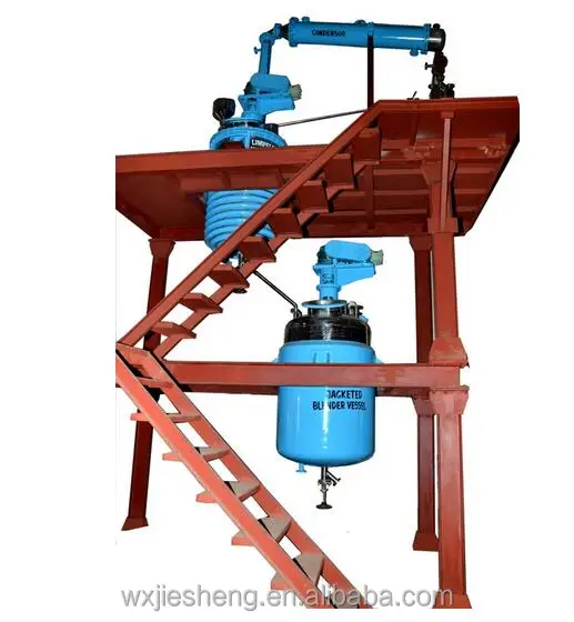 SS304 5000 литр растворителя алкидные смолы полный завод