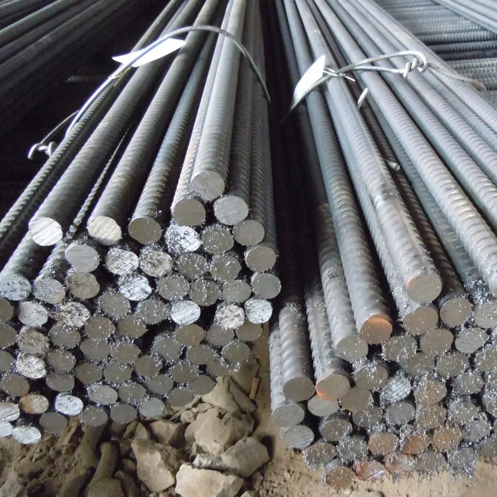 HRB400 Grade Steel Rebar Steel Rebar, Deformed Steel Bar, Iron Rods for Construction HRB400 Grade and 6m