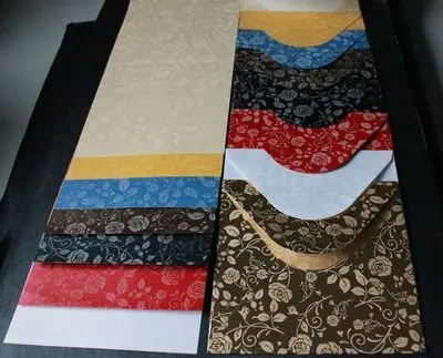 DL/C6 120g Metallic Envelops Cartstock/ Pearl Paper Premium Envelopes with well package