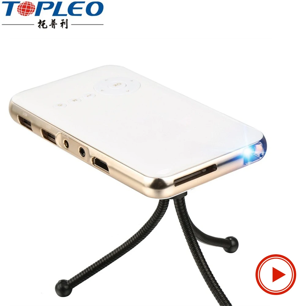 Factory price M6 Android 1GB 8GB ultra-thin and pocket size design laser led home theater projector
