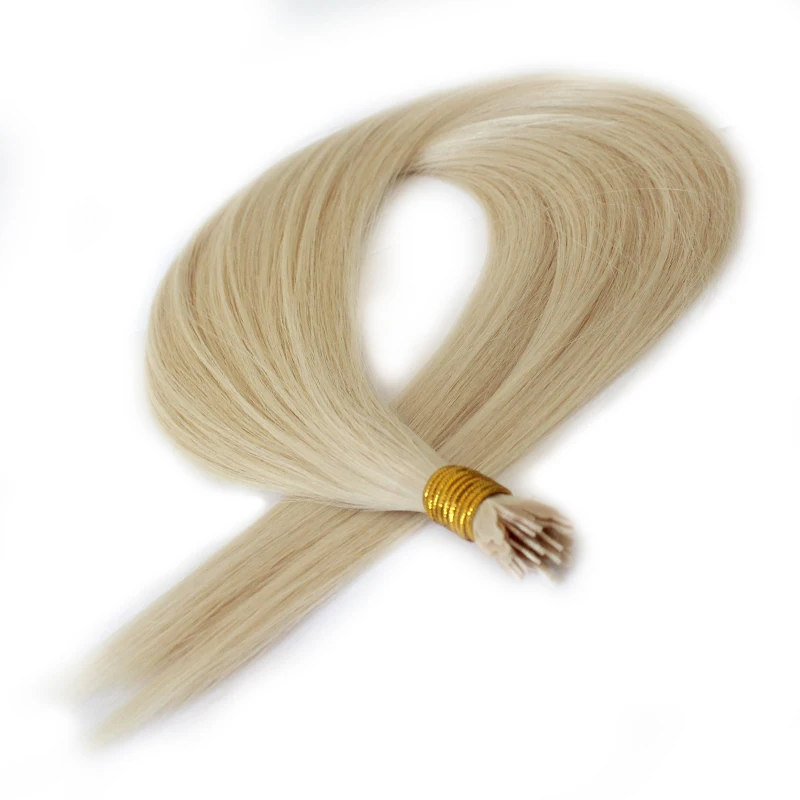 Full End Pre Bonded I Tip Double Drawn 100% Real Remy Human Hair Extension