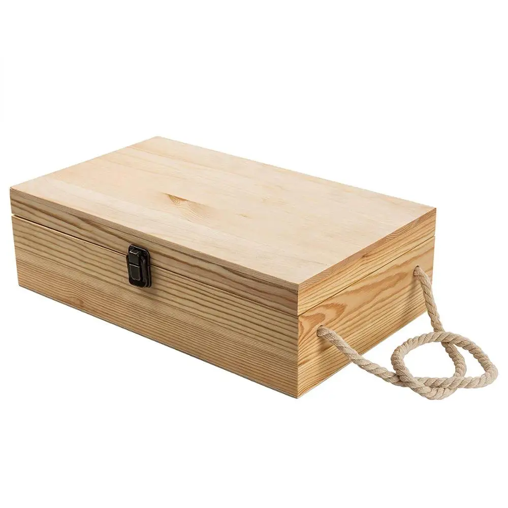 OEM wooden wine box and factory low price wine gift box