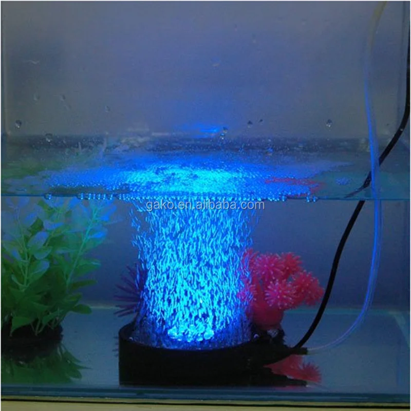 GAKO 11cm Led gas bubble ring light for Aquarium Fish Tank Decoration