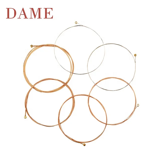 DAME DAN-812 Film Formation Acoustic Guitar Coated Strings Phosphor Bronze Wound Strings Good quality
