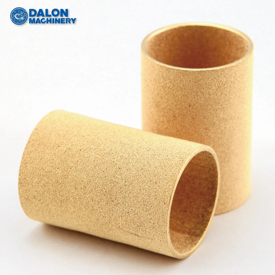 Porous sintered metal metallic bronze powder cylinder laboratory oil filter