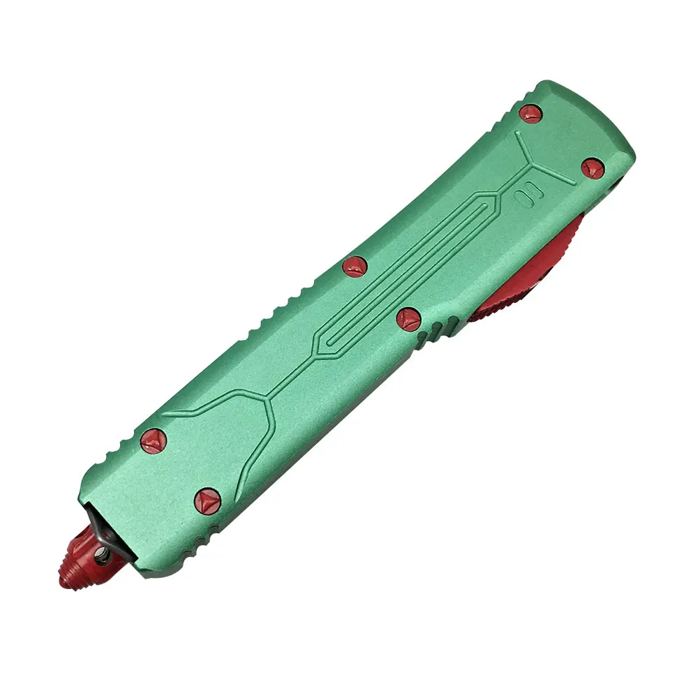 
wholesale Customized OEM Outdoor camping EDC telescoping Box Folding Knife Modeling Self defense Tactical comb with OTF knife 