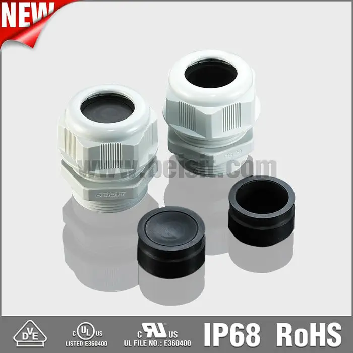Высокое Качество IP68 Черный Серый PG Размер Кабельных Вводов