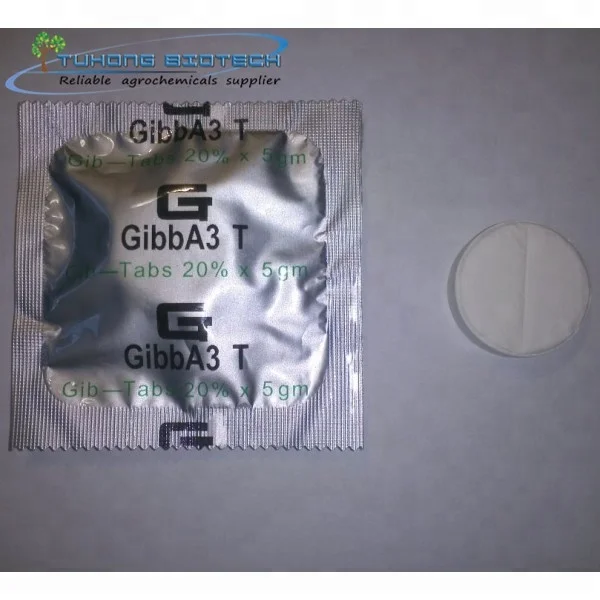 
Gibberellic acid GA3 10% Tab,20% Tab, Plant growth regulator gibberellic acid price 