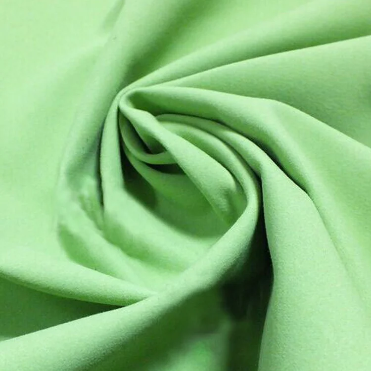 100% polyester micro peach microfiber shoe material fabric in rolls made in China