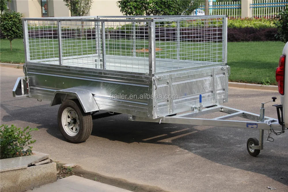 6x4 7x4 7x5 8x4 8x5 10x5   galvanized car  trailer