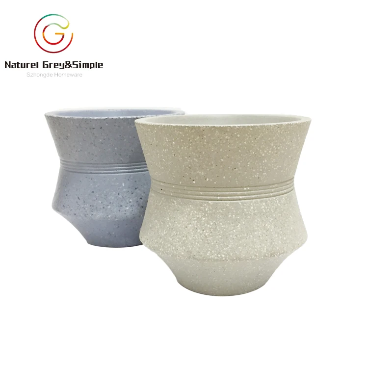 Gemoetrical Cylinder  Scented Soy Wax Candle Cement Concrete Candle Jar holder