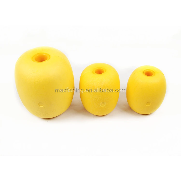 Bright Yellow E.V.A Floats, fishing net floats