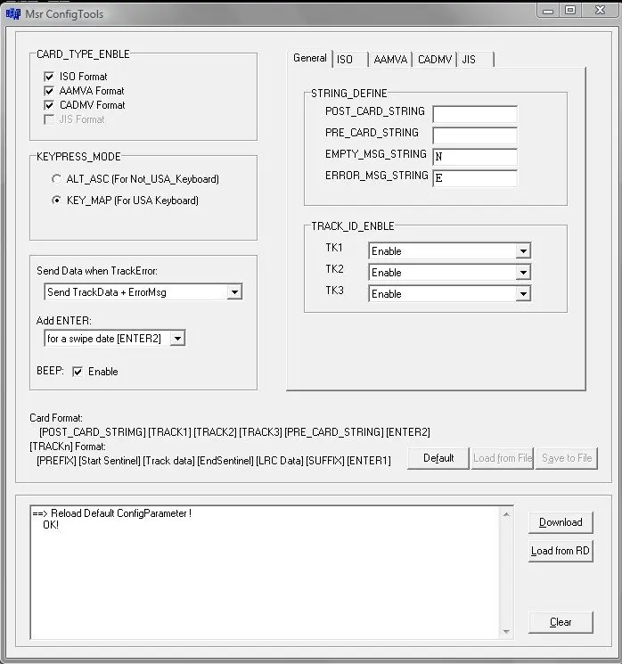 msr90 msr123 card reader USB 3Tracks