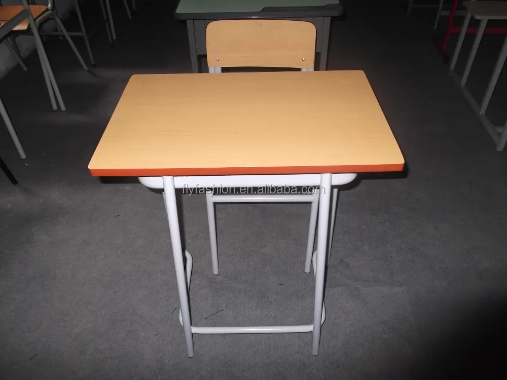 
School tables and chairs,Fixed Single Student Desk&Chair,School Furniture SF-79S 