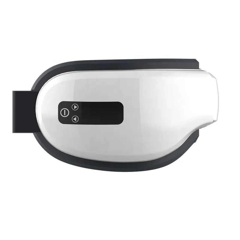 Foldable Portable Rechargeable Eye Massager Wireless Eye Mask with Heating Vibration and Air Pressure Music Therapy