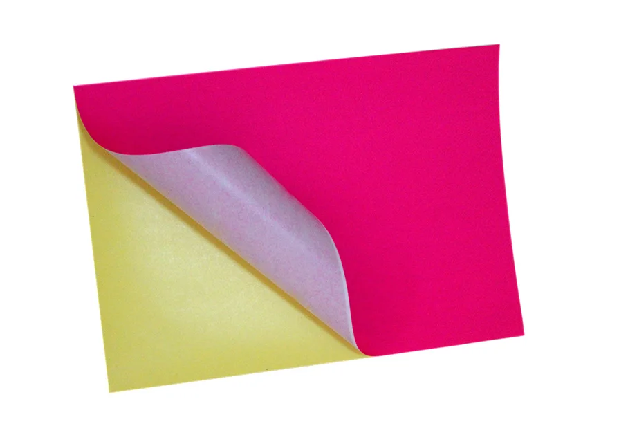 Direct Manufacturer Production A 4/A 3 Size Fluorescent Color Self Adhesive Sticker Label Papers