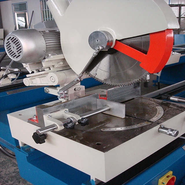 aluminum and UPVC Windows Double Head Cutting Machine