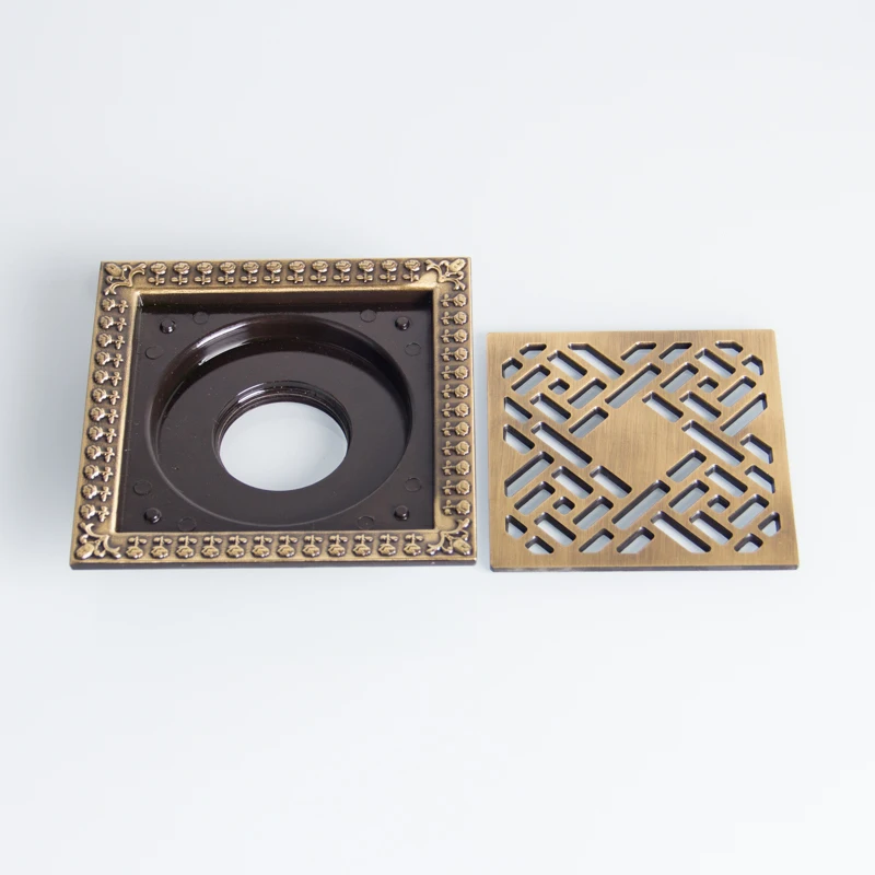 Underground Garage Floor Drain Efficient Drainage Strainer Chrome Plated Apartment Courtyard Warehouse Farmhouse Supermarket N/A