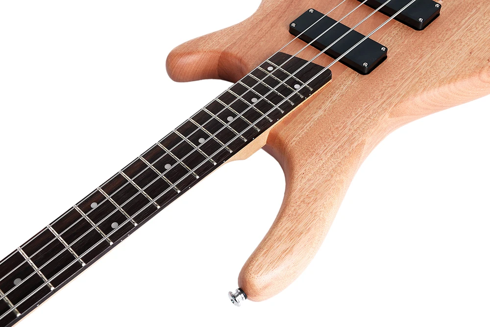 Beginner 24 fret electric bass Alder Wood body bass kit