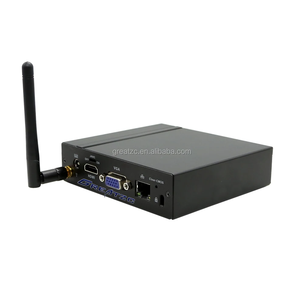 ZC-G2807 Barebone Media Player N2807,Intel HD Graphics Mini PC Media Player With USB 3.0