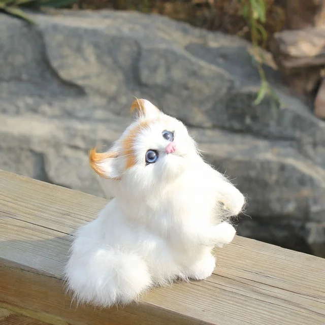 Super Cute Simulation Cats Furry Kittens Doll Toy