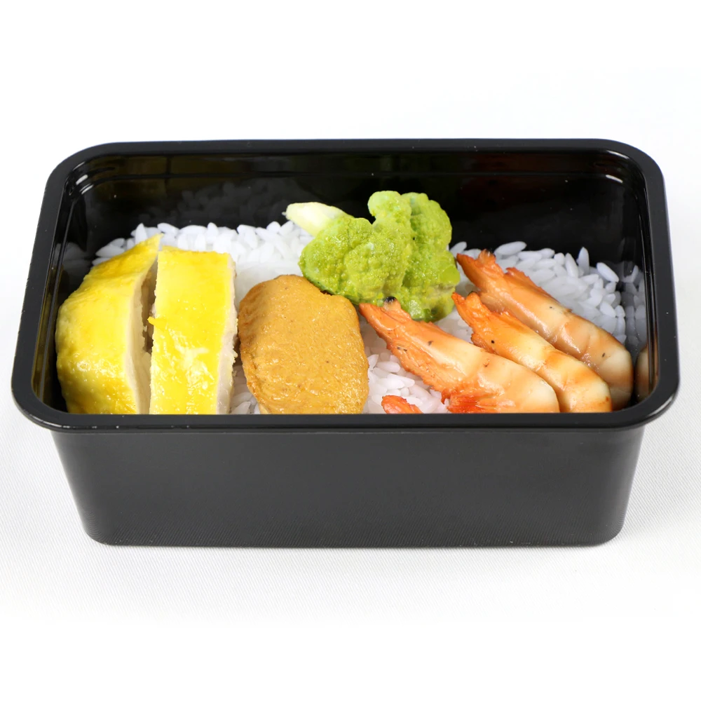 750ml Rectangular Frozen Safe Disposable Plastic PP Food Containers With Lid