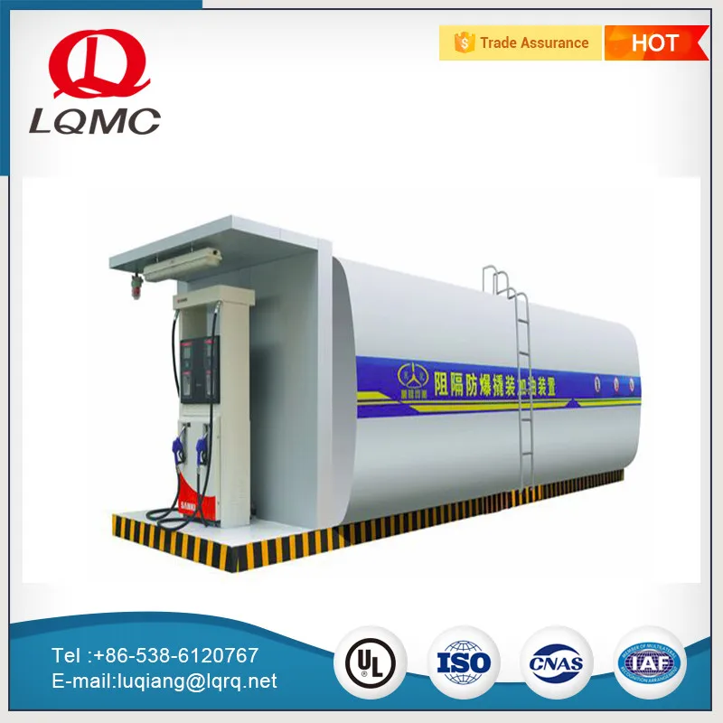 Anti explosion mobile fuel storage tank container diesel station