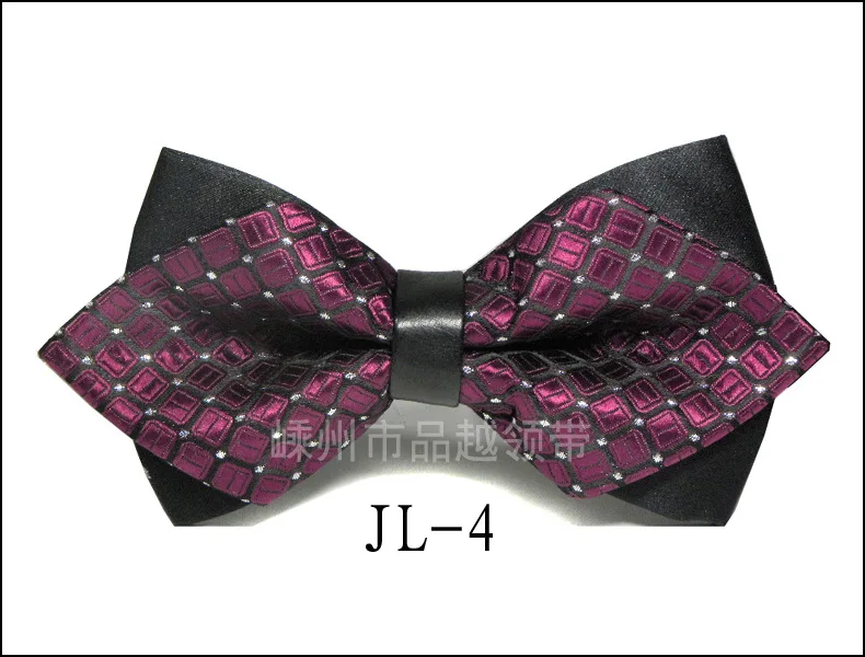 
Factory Wholesales custom men silk official bow tie satin 
