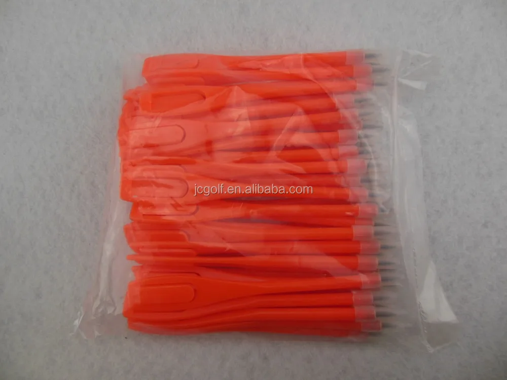 wholesale assorted colored plastic golf pencil