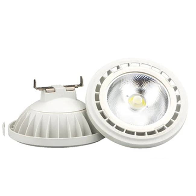 12v-220v 10degree aluminum high power bridgelux cob 15w g53 gu10 led ar111