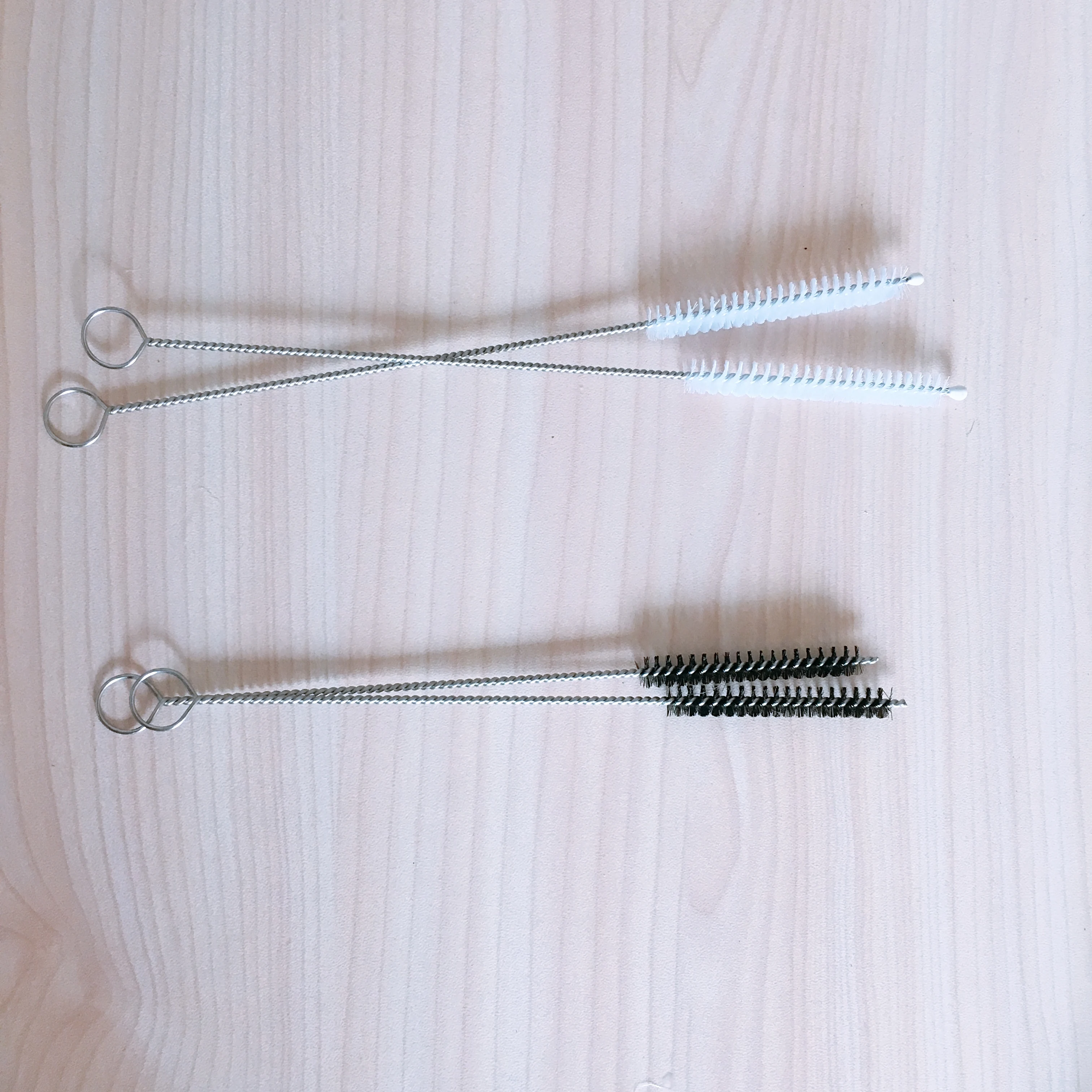 Factory Customized Cheap Price Twisted Wire Long Spiral Small Nylon Micro Dip Copper Gas Test Tube Brush