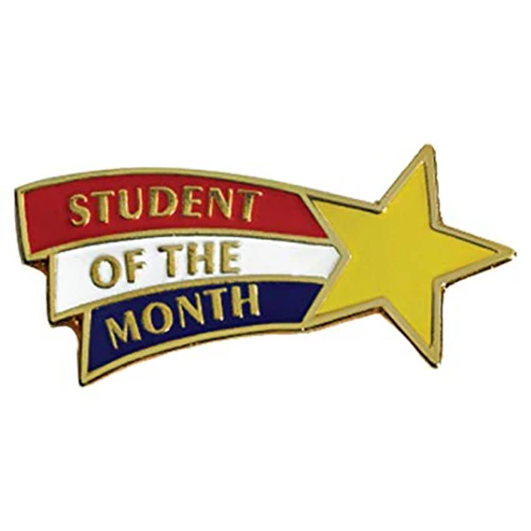 High quality custom star performer logo lapel pin